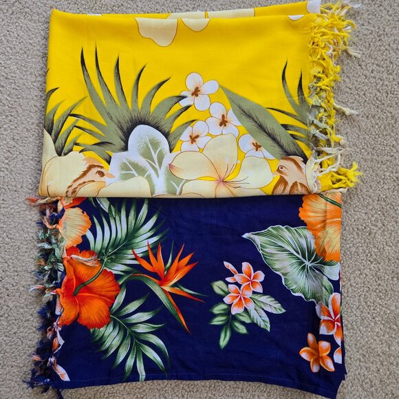 Accessories - 2 pack of vibrant summer scarves/sarongs/shawls